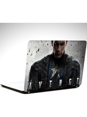 Captain America Laptop Sticker