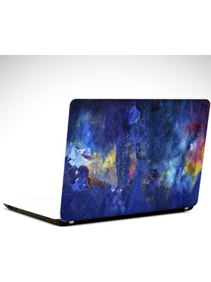 Mavi Soyut Laptop Sticker