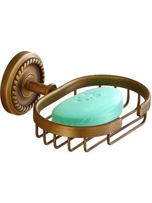 Haitun Vintage Stil Katı Pirinç Duvara Monte Banyo Duş Sabunluk Tutucu Sabun Sepeti Antika Pirinç Sabun Raf Tepsi Ev Banyo Için | Taşınabilir Sabun Yemekleri (Yurt Dışından)