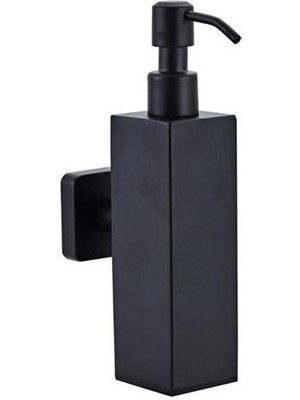 Haitun 200 ml Duvara Monte Duş Şişesi Pompası Paslanmaz Çelik Şampuan Dağıtıcı Siyah | Sıvı Sabunluk Dispenserler (Kare Duvara Monte) (Yurt Dışından)