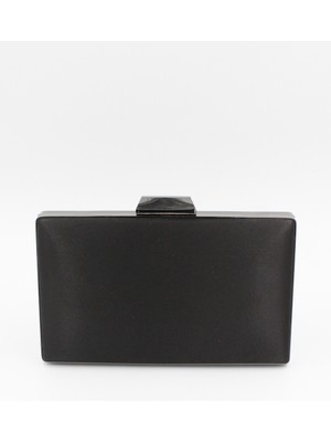 Chantaky 064 5274STN Siyah Saten Abiye Çanta Kadınlar İçin Şık Görünüm ve Ergonomik Tasarım