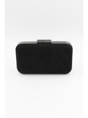 Chantaky 064 270ST Siyah Suet Abiye Çanta