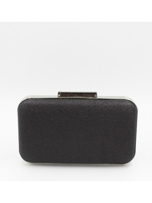 Chantaky 049 2504 Siyah Kum Simli Abiye Çanta