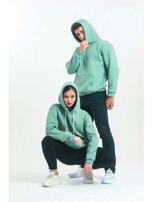 Murphy Oversize Unisex 3 Iplik Şardonlu Kapüşonlu Sweatshirt Hoodie