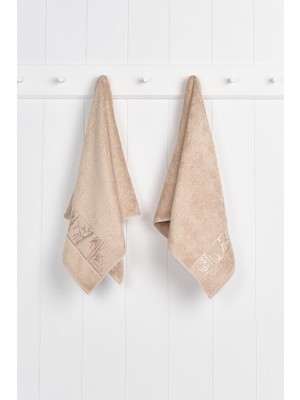 Nivemes Home Cappicuno Yüz Havlusu Nurpak