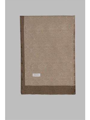 Armanda Zincir Monogram Desenli Şal 3042-Vızon