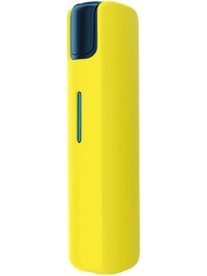 Zigver  Iqos Kılıf Solid 2.0 Şeffaf Silikon Yumuşak Kılıf Sarı Iqos 2.0 Solid Kılıf