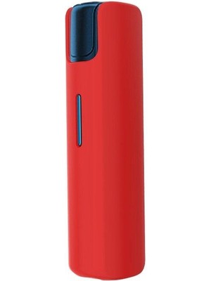 Zigver  Iqos Kılıf Solid 2.0 Şeffaf Silikon Yumuşak Kılıf Kırmızı Iqos 2.0 Solid Kılıf