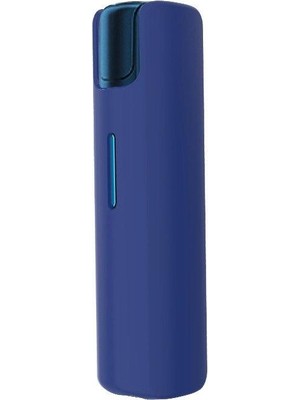 Zigver  Iqos Kılıf Solid 2.0 Şeffaf Silikon Yumuşak Kılf Dark Blueıqos 2.0 Solid Kılıf