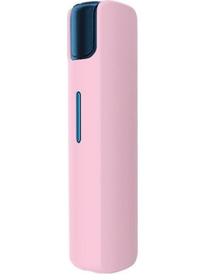 Zigver  Iqos Kılıf Solid 2.0 Şeffaf Silikon Yumuşak Kılıf Iqos 2.0 Solid Kılıf Pembe