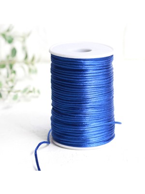 Saks mavisi floş ip (sıçan kuyruğu), 2 mm  Top