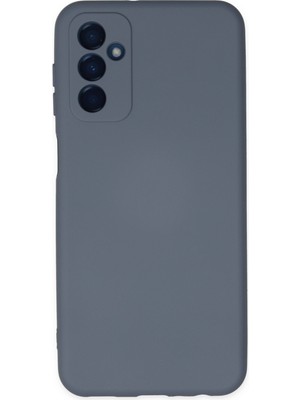 Kzy Samsung Galaxy A04S Kapak Içi Kadife Kamera Korumalı Lansman Silikon Kılıf - Petrol Mavisi
