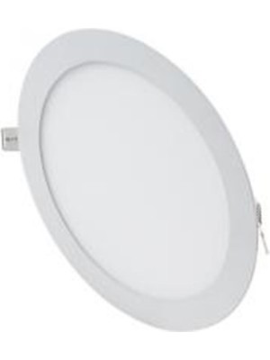 Cata 18 Watt Beyaz Kasa Beyaz Işık Sıva Altı Yuvarlak LED Panel Armatür (CT-5169)