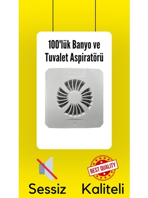 Akiş 100'LÜK Banyo Tuvalet Aspiratör Havalandırma Fanı