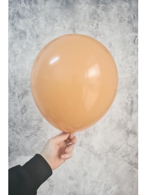 Karamel Balon 10 Adet - 12 Inc 30 cm Parti Balonu
