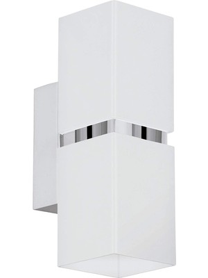 Eglo Passa Tavan Duvar Armatürü 2X3W GU10-LED EN:5,5CM-YÜKSEKLIK:17CM-MONTAJ Çıkıntısı:8,5cm- Ampul Dahil