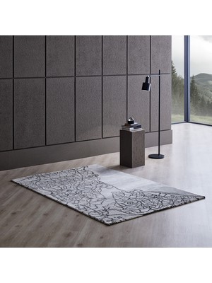 Enza Home Marcel Modern Özel Tasarım Dokuma Halı - Gri 200 x 290 cm