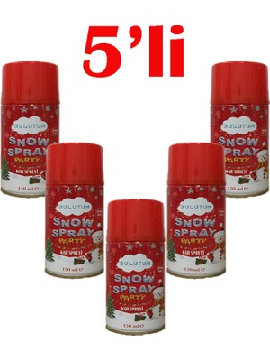 Bulutum Kalıcı Kar Spreyi 5ADET 150ML