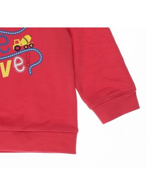 Panço Erkek Bebek Baskı Detaylı Sweatshirt