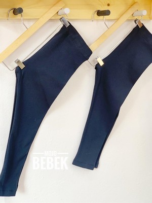 Lovetti Levotti Kız Çocuk 9-12 Yaş Şardonlu Tayt Lacivert