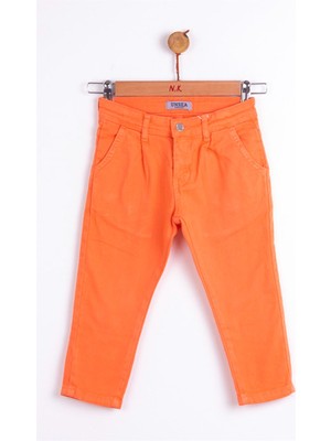Nk Kids Nk Kız Çocuk Renkli Denim Pantolon 53709 Turuncu