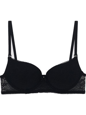 Pierre Cardin Çift Destekli Double Push Up Destekli Dantelli Tek Sütyen 6304