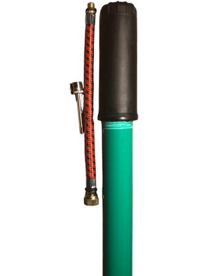 Netodak Top Pompası Bisiklet Pompası  Taşınabilir Ince El Pompası 40 cm Metal Yeşil Pompa