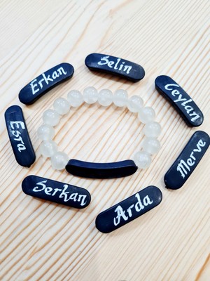 Gümüştel El Sanatları Kedi Gözü Fosforlu Çocuk Bileklik Karanlıkla Parlar