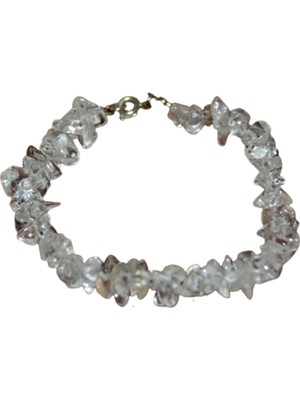 Gümüştel El Sanatları Kristal Kuvars Taşı Doğal Taş Bileklik