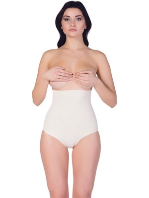 Sebura Sıkılaştırıcı Slip Inceltici Korse Dikişsiz Toparlayıcı Külot Bel Basen Toparlayıcı Yüksek Bel Korse Silikonlu Külot Korse GM5003.