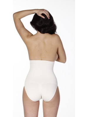 Sebura Sıkılaştırıcı Slip Inceltici Korse Dikişsiz Toparlayıcı Külot Bel Basen Toparlayıcı Yüksek Bel Korse Silikonlu Külot Korse GM5003.
