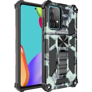 For Samsung Galaxy A73 Kamuflaj Zırh Ağır Korumak Cep Telefonu Kılıfı (Yurt Dışından)