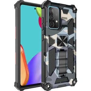 For Samsung Galaxy A73 Kamuflaj Zırh Ağır Korumak Cep Telefonu Kılıfı (Yurt Dışından)