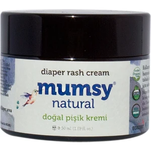 Mumsy Natural Doğal Pişik Kremi Organik İçeriklerle 50 ml Cam Kavanozda Yenidoğanlar İçin
