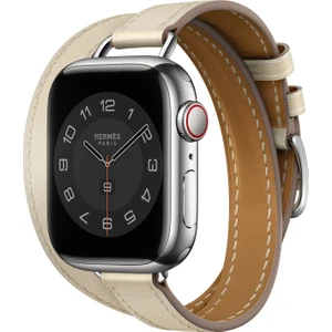 Hermes Kordon Attelage Model Apple Watch 44/45/46/49 mm Uyumlu (Logolu)