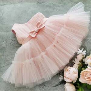 GNL Butik Tasarım Kız Çocuk Tek Omuz Elbise