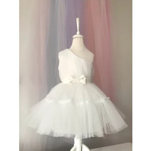 GNL Butik Tasarım Kız Çocuk Tek Omuz Elbise