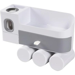 Haitun Duvara Monte Diş Fırçası Tutucu Moda Basit Diş Fırçası Kupası Banyo Depolama Raf Diş Fırçası Tutucu Seti Banyo (Yurt Dışından)