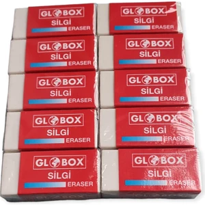 Globox Küçük Boy Beyaz Silgi Seti 10'lu Paket