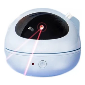 Haitun Interaktif Lazer Kedi Oyuncak Otomatik Lazer Pointer Dönen Kediler Elektronik Oyuncaklar Uyarıcı Egzersiz 360 Derece Ayarlanabilir | Kedi Oyuncakları (Mavi) (Yurt Dışından)