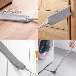 Sihirli Mop Köşe Bucak Toz Mopu Dip Köşe Dar Alanlar için +1 Yedek Bez Hediyeli