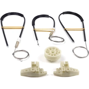 Renault Megane MK2 2002-2008 4/5 Kapı 8200325136 İçin Ön Sol Kapı Cam Kriko Tamir Seti