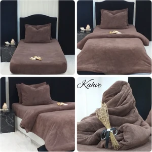 Siyasastar Welsoft Kumaş Çift  Kişilik Çarşaf Takımı Düz Desen