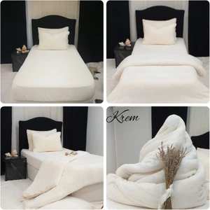 Siyasastar Welsoft Kumaş Çift  Kişilik Çarşaf Takımı Düz Desen