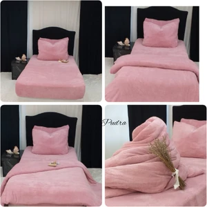 Siyasastar Welsoft Kumaş Çift  Kişilik Çarşaf Takımı Düz Desen