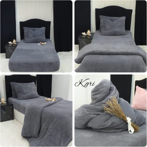 Siyasastar Welsoft Kumaş Çift  Kişilik Çarşaf Takımı Düz Desen