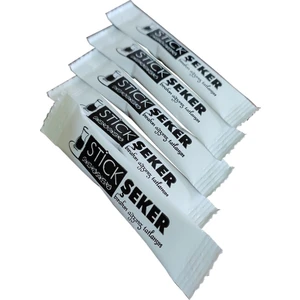 Stick Şeker Beyaz Şeker 3000'li 3 gr