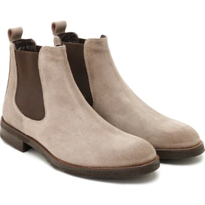 Coleta Vizon Erkek Süet Deri Chelsea Bot