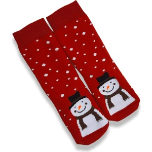Black Arden Socks Unisex Renkli Kışlık Havlu Christmas Themed Teryy Socks Desenli 1 Adet Çorap Numara  BT-0753
