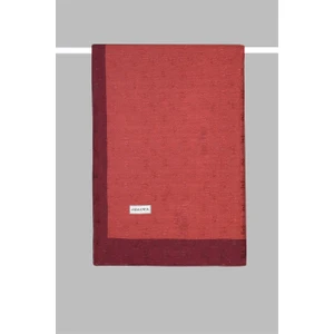 Zincir Monogram Desenli Şal 3042-Bordo